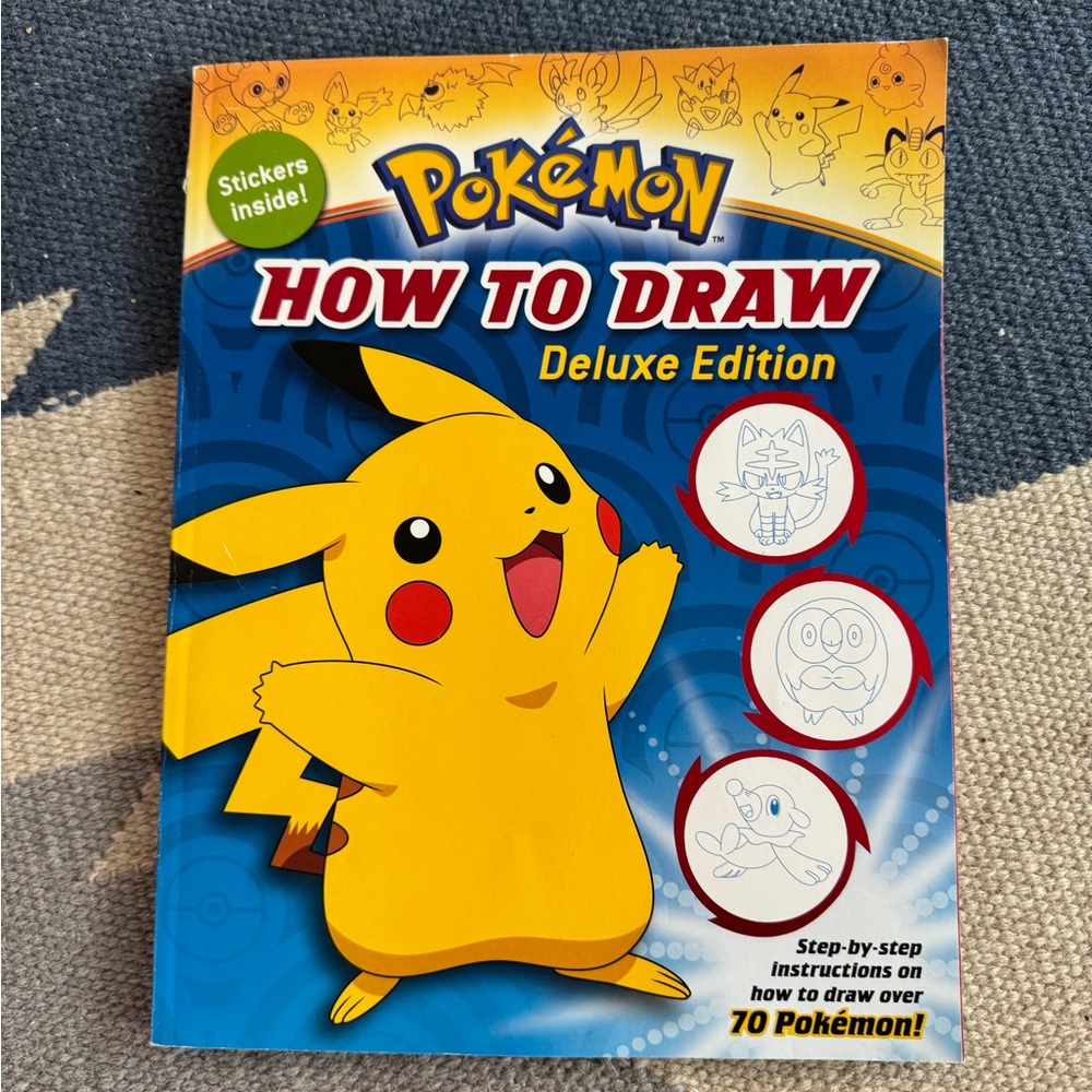 Pokemon How to Draw Deluxe Edition - Blue and Yellow